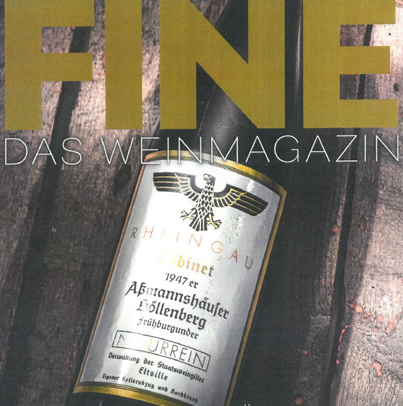 FINE Das Weinmagazin 4|2019 “Kommt und trinkt meinen Wein!